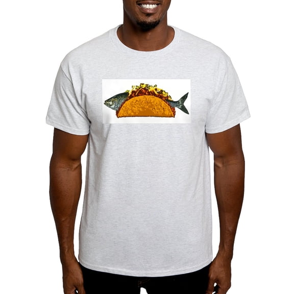 CafePress - Fish Taco Light T Shirt - Men's Classic Graphic T-Shirt