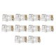 thumbnail image 1 of Conectores SHD RJ45 Piezas Terminales De RJ45 Enchufe De Red UTP 8P8C, 1 of 9