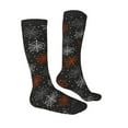 thumbnail image 3 of Vsdgher Spider Web Print Thigh High Socks Extra Long Stretchy Sock Women Over Knee High Opaque Stocking Daily Wear, 3 of 5