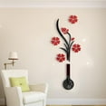 thumbnail image 3 of Farcauo Home Wall Decor 3d Flower Art Wall Decor Wall Stickers & Murals 3d Wall Sticker Wall Decor for Living Room Hallway Wall Decal Red Wall Decor Mirror for Wall Wall Design 3d Art Wall Decor, 3 of 7