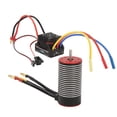 thumbnail image 4 of Conjunto combinado de motor sin escobillas, mando a distancia, resistente al agua, 80A, ESC 3670, combinado de motor sin escobillas para Hpi 2850KV, 4 of 10