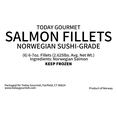 thumbnail image 3 of Today Gourmet Sushi-Grade Norwegian Salmon Fillets (6) 6-7oz. Fillets (2.625 Avg. Net Wt.), 3 of 10