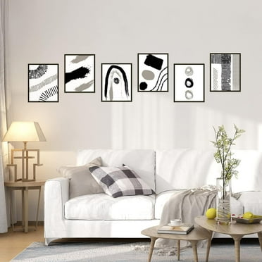 6Pcs Abstract Art Canvas Wall Prints Wall Art Decor Modern Wall Paintings Artwork Pictures Unframed Canvas Wall Prints