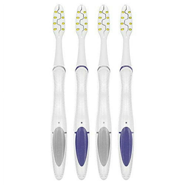 Oral-B Pulsar Vibrating Bristles Toothbrush, Medium, 4 Pack - Walmart.com Oral-B Pulsar Vibrating Bristles Toothbrush, Medium, 4 Pack - Walmart.com