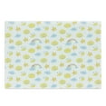thumbnail image 1 of Moon Cutting Board, Happy Smiling Moon and Stars Morning and Night Rainbows Funny Clouds, Decorative Tempered Glass Cutting and Serving Board, Large Size, Pale Blue Yellow Pink, by Ambesonne, 1 of 1