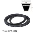 thumbnail image 2 of Uxcell XPZ1112 V-Belts Drive Belt 1112mm Pitch Length Rubber for Power Transmission, 2 of 6