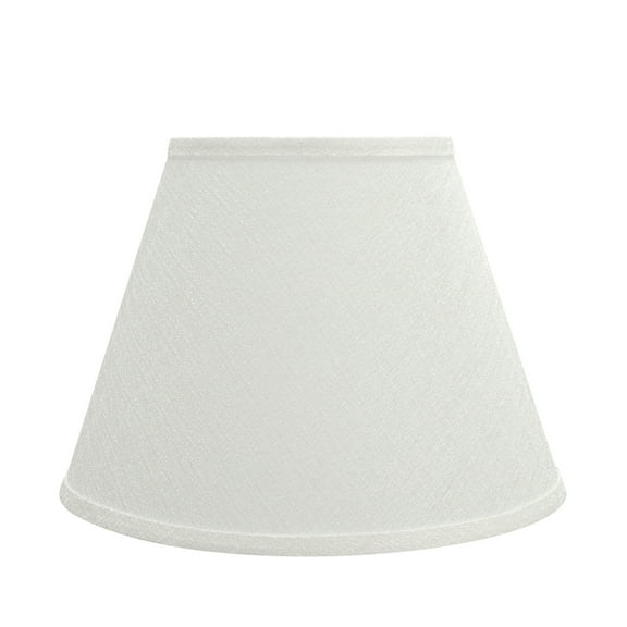 Aspen Creative 32685 Transitional Hardback Empire Shaped Spider Construction Lamp Shade in Off White, 13" wide (7" x 13" x 9 1/2")
