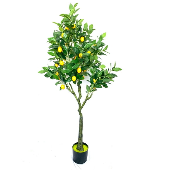 Artificial lemon tree for indoor, home garden decoration