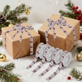 thumbnail image 7 of 5 Rolls Christmas Ribbon 1.5 inch Wide Decorative Ribbon for Gift Wrapping and Holiday Decorations Magenta Roses, 7 of 7