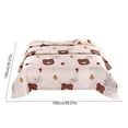 thumbnail image 3 of EGNMCR Couverture Jetée, Couverture Jetée pour Canapé Couette d'Été Couette pour Climatisation Couette d'Été Légère Ensemble-Cadeau Couette Lavable en Coton Inserts de Couette Couette Légère Couette d'Été en polyester, 3 of 6