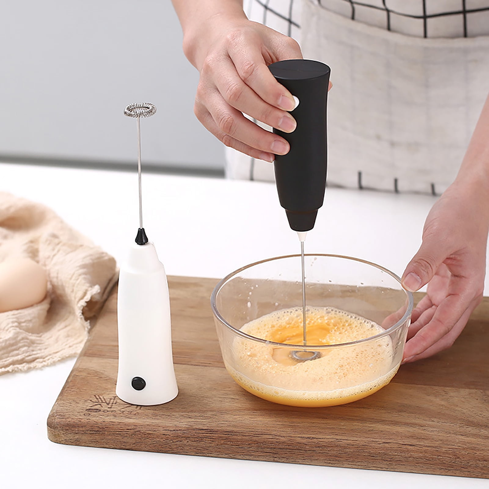 Mini Handheld Milk Frother For Coffee, Home Baking, Whisk Cream, Cordless  Electric Hand Mixer And Egg Beater