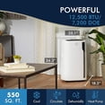 thumbnail image 2 of Aire Acondicionado Portátil Inteligente De'Longhi 4 EN 1 500 sq. pies Color blanco, 2 of 5