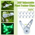 thumbnail image 2 of Plant Clips, 30Pc 360° Adjustable Plant Trainer Clips Plant Support Clips Flower Vine Clips Garden Plant Clips, Rattan Clip, 2 of 9
