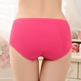 thumbnail image 4 of Valcatch 3-pack Women Period Underwear Panties Seamless Cotton Lace Briefs Breathable Soft for Everyday Wear, 4 of 9
