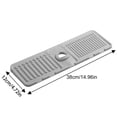 thumbnail image 3 of Nomeni Drain Rack 2pcFaucet Guard & Draining Mat Silicone Draining Mat For Kitchen Tidy Faucet Guard & Draining Mat Faucet Guard And Draining Mat For Kitchen Guard, 3 of 4