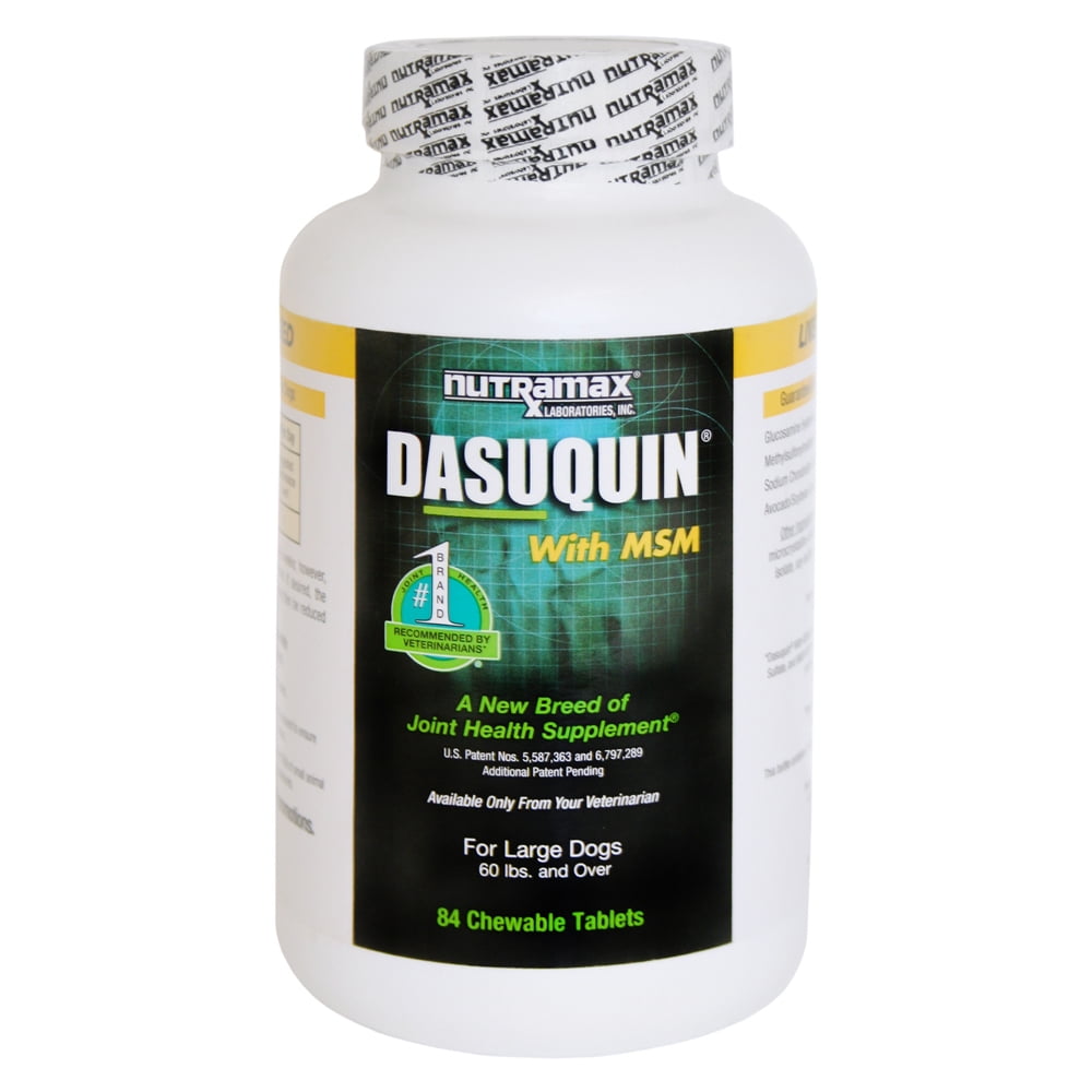 Nutramax Dasuquin with MSM Joint Health Supplement for Large Dogs, 84