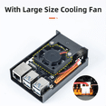 thumbnail image 4 of For RDK X5 Shell Main Control Chassis with Cooling Fan Protection Support Camera Installed for RDK X5 Robot Car Board, 4 of 7