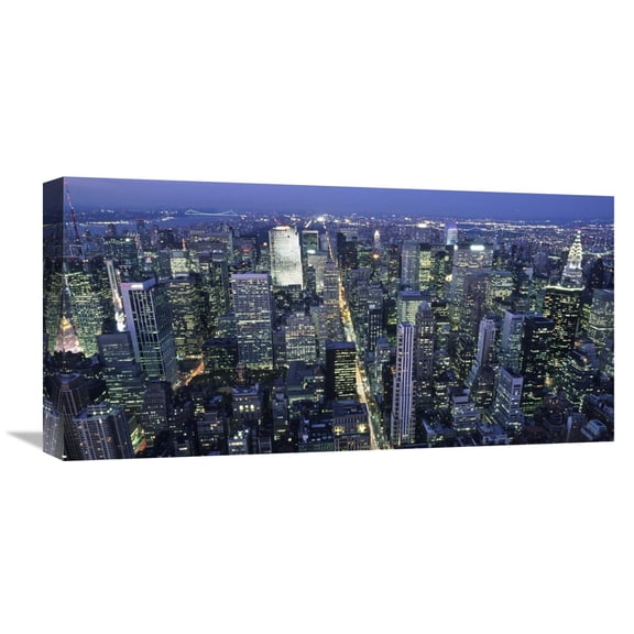 Global Gallery Michel Setboun,'Fifth avenue and Midtown Manhattan, NYC' Stretched Canvas Artwork