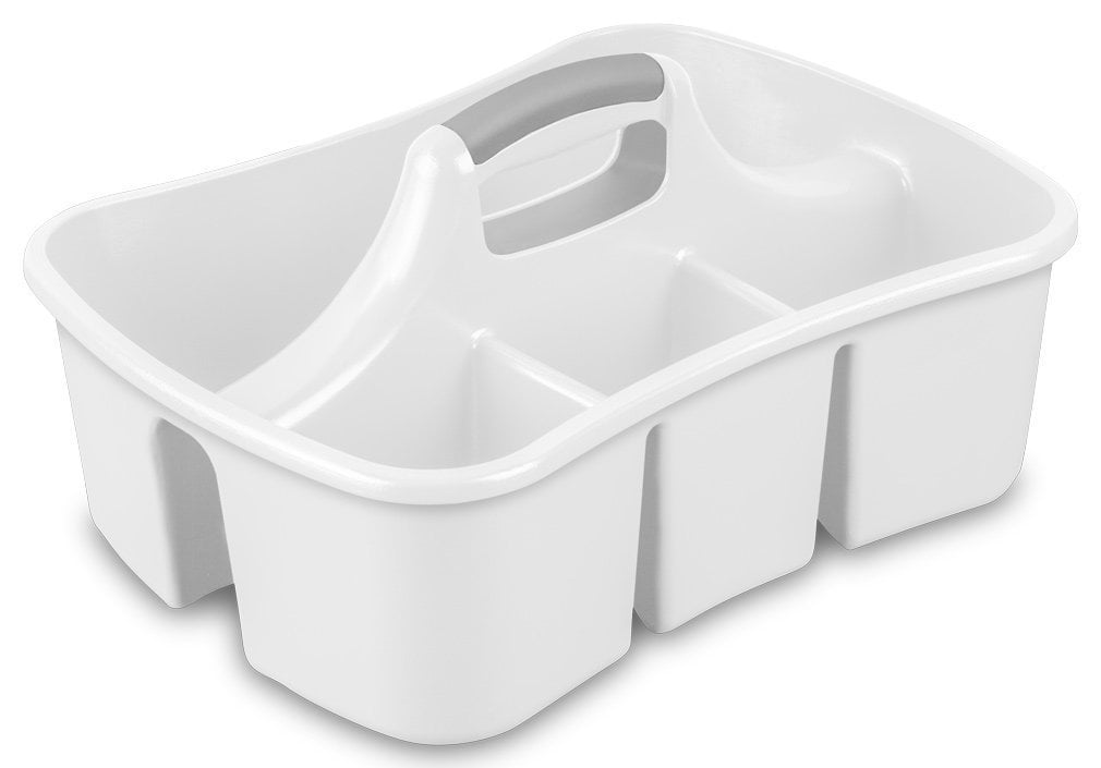 STERILITE 15888006 Divided Ultra Caddy, White