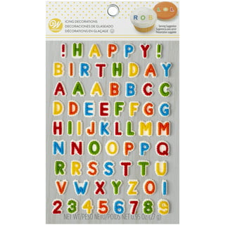 Sweet Tooth Fairy Cake Letterboard Kit 128Pcs-Alphabet White
