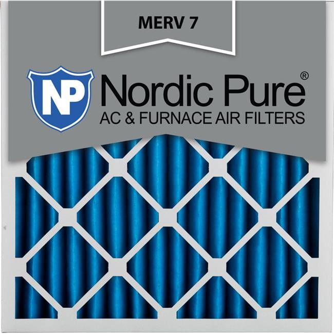 Nordic Pure 24x30x2 MERV 10 Pleated Plus Carbon AC Furnace Air Filters 3 Piece 24 x 30 x 2 
