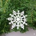 thumbnail image 4 of Ongmies Plastic Snowflake Ornaments, 5-Inch Plastic Snowflake Ornaments – Perfect For Winter & Christmas Decor, Christmas Tree Decorations, 4 of 4
