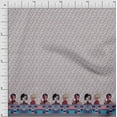 thumbnail image 1 of Soimoi Tissu Viscose Georgette Imprimé Figure Humaine au Mètre 42 Pouces de Large, 1 of 3
