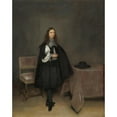 thumbnail image 2 of Gerard ter Borch 20x24 Gold Ornate Framed and Double Matted Museum Art Print Titled - Gerhard Van Suchtelen (C. 1666), 2 of 4