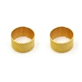 thumbnail image 3 of bedienty Knitting Rings Finger for Protection Thimble Adjustable Sewing Loop Specially-designed Crochet Tools for Home Yarn Crafts Normal Gold Ring 2Set, 3 of 6