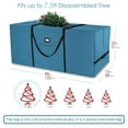 thumbnail image 6 of Hearth & Harbor Christmas Tree Storage Bag made from Durable Fabric, Fits up to 7.5 ft Holiday Trees, 6 of 6