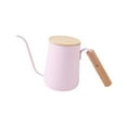 thumbnail image 4 of Hervidor de café de cuello de cisne, hervidor de café de goteo, tetera 350 ml rosa, 4 of 9