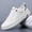 White, variant on New Fall/Winter Men's White Shoes Versatile Casual Men's Shoes Lace-Free Fashion Men's Shoes Thick-Sole Men's Shoes