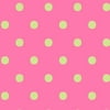 V.I.P by Cranston Dots Green on Pink Fabric, per Yard