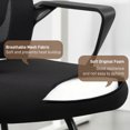 thumbnail image 4 of CoSoTower Desk Chair, Desk Chair No Wheels with Mesh Back, Lumbar Support, Metal Base for Reception, Conference, 4 of 7