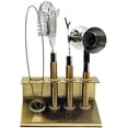 thumbnail image 2 of Connaught Place Collection 7-Piece Bartender Kit, Gold/Silver Premium Bar Set with Shaker, Ice Bucket, Jigger, Tongs & More for Home or Professional Mixologists, 2 of 8