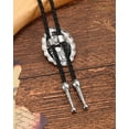 thumbnail image 4 of JASGOOD Bolo Tie for Women Men Western Ties With Pu Leather Cord Stone Pendant Necklace, 4 of 9