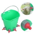 thumbnail image 2 of HL MP69 Plástico Múltiples Pezones 8L Cubo de Alimentación de Leche de Cordero de Alta Capacidad para Ganado Ovino (Cinco Pezones), 2 of 12