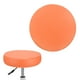 thumbnail image 1 of Uxcell 1-Pack Fundas Redondas para Taburetes de Bar, para Sillas de 12-14 Pulgadas, Fundas de Asiento PU Impermeables con Bandas Elásticas [Naranja], 1 of 1