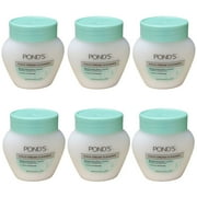 Pack of (6) Ponds Cold Cream The Cool Classic Deep Cleans And Removes Make-up 6.1 oz