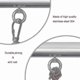 thumbnail image 2 of RV Awning Rail Stop Set, 2-Pack Stainless Steel for Camping Caravans, 2 of 5