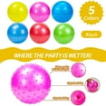 thumbnail image 4 of 8 Pack Knobby Sensory Balls for Toddlers 1-3, Bouncy Balls for Indoor Outdoor Sport Toys Beach Ball with Pump, 4 of 7