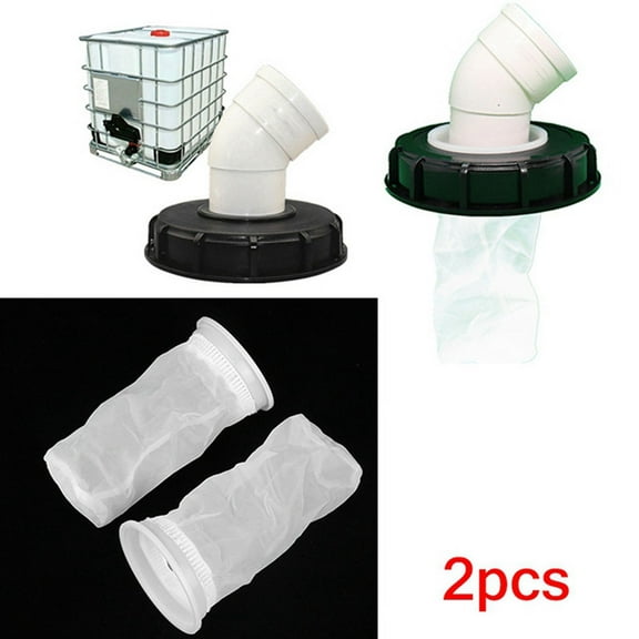 2Pcs IBC Nylon Filter for Venting Ton Cover Tote Tank Lid Garden Water Irrigation Filters