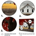 thumbnail image 3 of Designart "Farmhouse Red And Grey euphony III" Farm Floater Framed Wall Decor, 3 of 7