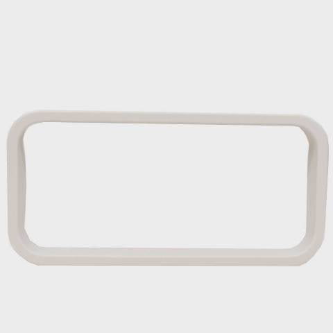 Rinker Boat Hatch Trim Ring 9893608 | 22 3/8 x 10 1/8 Inch White