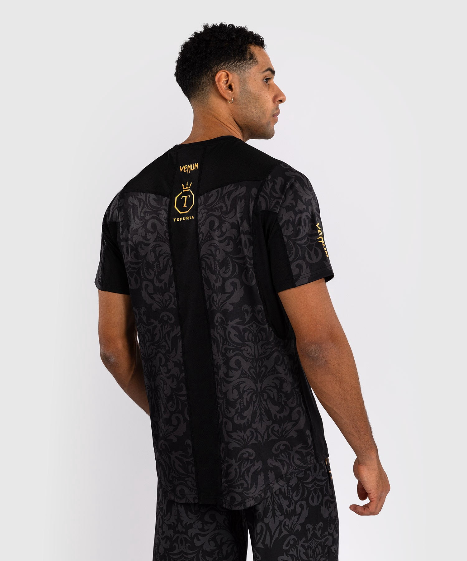 Venum x Ilia Topuria Unmatched Dry-Tech Shirt - Black/Gold - XX-Large