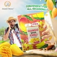 thumbnail image 5 of AMAZIN CHOICES Spicy Dried Mango with Chili  – Vegan Sweet and Spicy Mango Snack – Non-GMO Dried Mango Slices – Hot Mangoes Candy – Gluten-Free Chili Mango Snack Pack 50g, 5 of 5