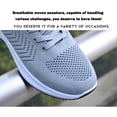 thumbnail image 4 of AUDeals Unisex Platform Mesh Walking Shoes Slip On Lightweight Breathable Casual Sneakers Gym Travel Work Shoes, 4 of 4