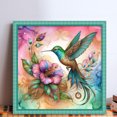 thumbnail image 2 of Hilo Algodón Ecológico Bordado Punto Cruz Colibrí Con 11CT 50x50cm, 2 of 9