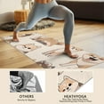 thumbnail image 4 of Shiba Inu Hot Yoga Mat Towel Non Slip for Hot Yoga - Quick-Drying Yoga Mat Cover with 4 Corner Pockets with Travel Bag - Hot Yoga Towel Non Slip 74"x26", 4 of 6