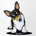 thumbnail image 2 of CafePress - Kiniart Tricolor Corgi - Pint Glass, Drinking Glass, 16 oz. CafePress, 2 of 4